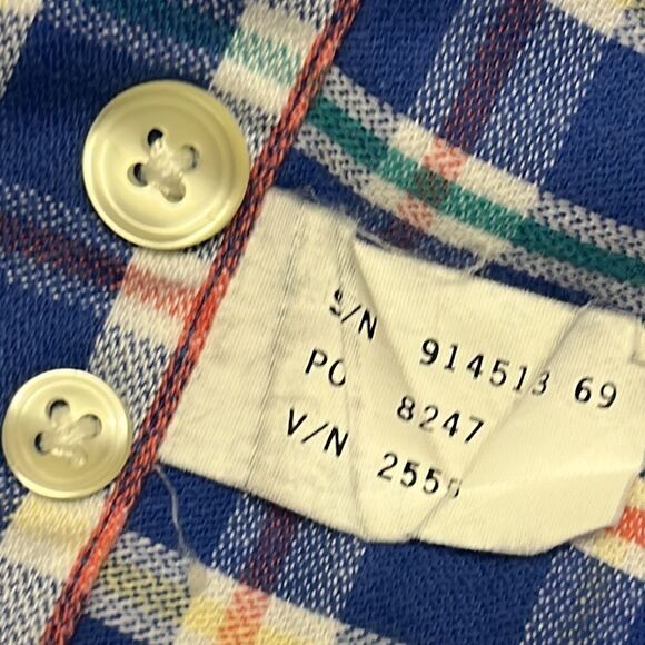 Cutter & Buck Men’s Cotton Button Down Short Sleeve Plaid Shirt with Collar- XL - Picture 12 of 13